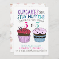 Invitation du groupe mixte Cupcake & Stud Muffin