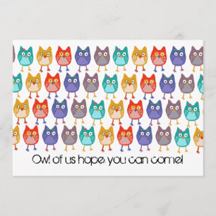 Invitation du hibou de nous