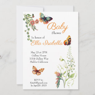 Invitation du jardin papillon