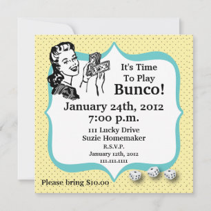 Invitation du joueur Lucky Dice Bunco par Artinspa