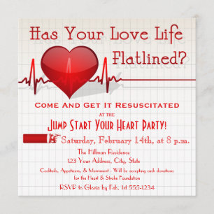 Invitation du jour d'Anti-Valentine de graphique