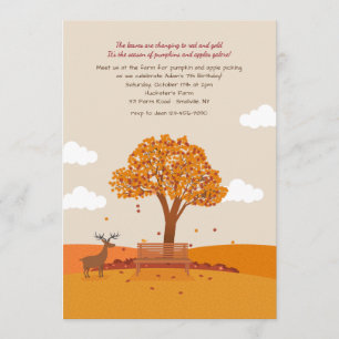 Invitation du jour d'automne
