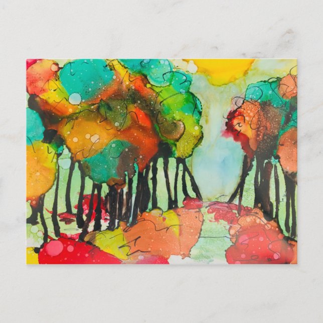 Invitation du jour d'automne Chute d'amour Invitat (Devant)