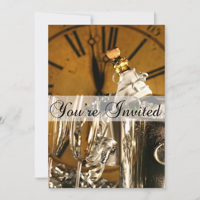 Invitation du Jour de l'An (Devant)