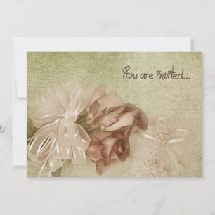 Invitation du jour de mariage