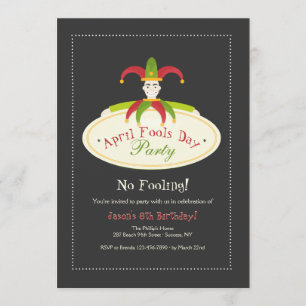 Invitation du jour d'imbécile d'avril