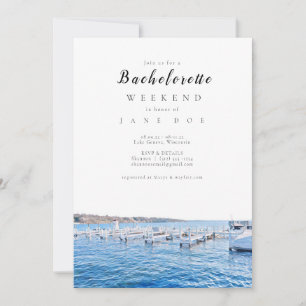 Invitation du Lake Geneva Wisconsin Bachelorette