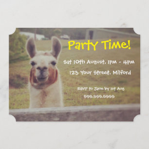 Invitation du Llama Party
