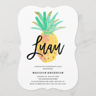 Invitation du Luau Party