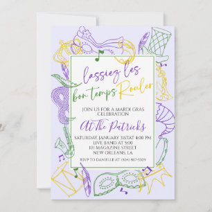 Invitation du Mardi Gras Party
