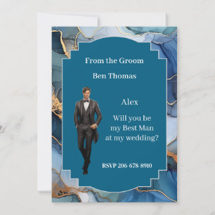 Invitation du mariage Best Man