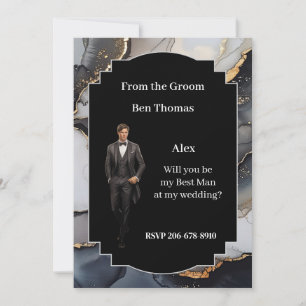Invitation du mariage Best Man
