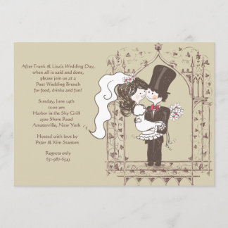 Invitation du Mariage Brunch après un couple heure