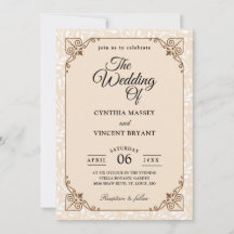 invitation du mariage campagnard ouest