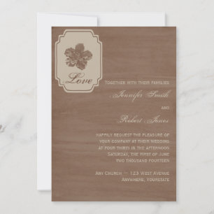 Invitation du Mariage de automne Birch Wood Beauty