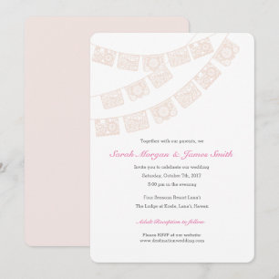 Invitation du mariage de Papel Picado