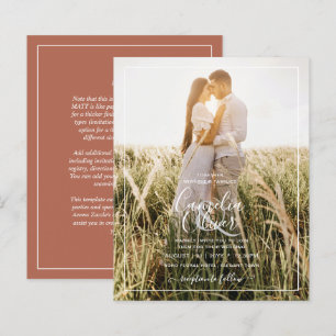 Invitation du Mariage du budget