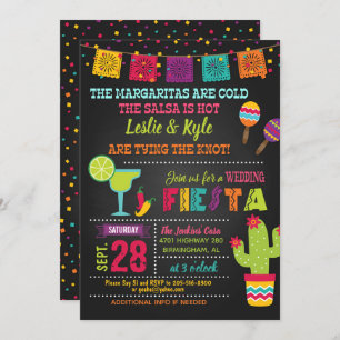 Invitation du mariage Fiesta