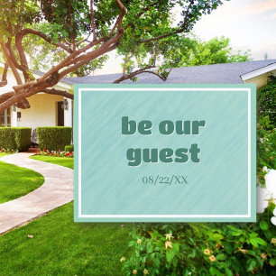 Invitation du ménage ! Carte postale customisée