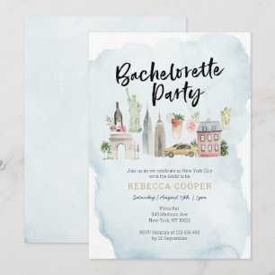 Invitation du New York City Bachelorette Party