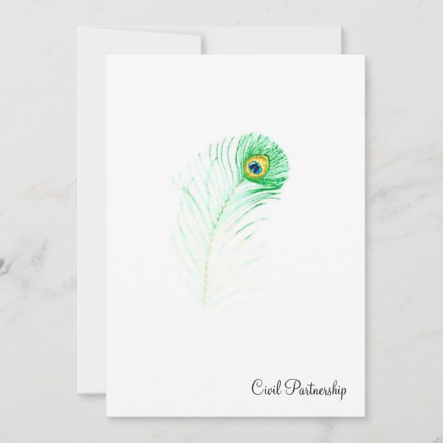 Invitation du partenariat civil (Devant)