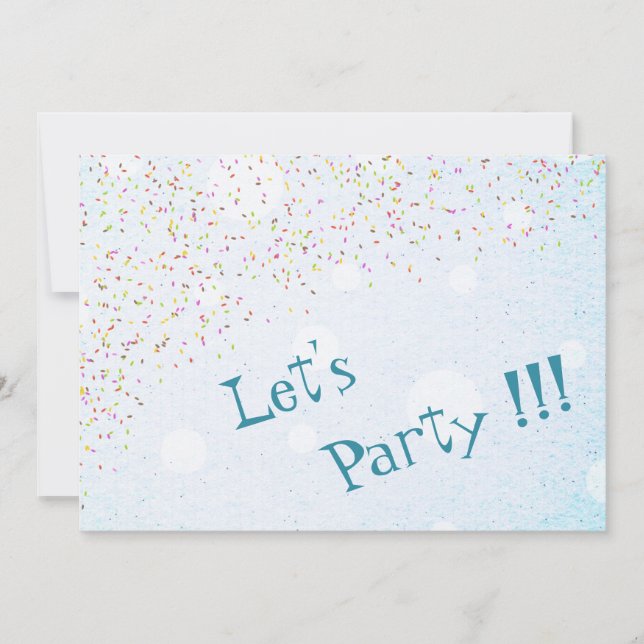 Invitation du parti (Devant)