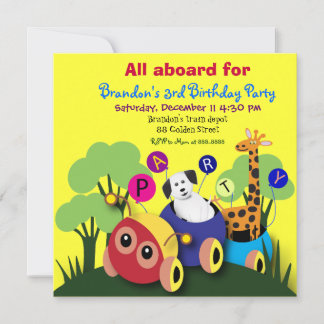 Invitation du parti Anniversaire de enfant 050: Tr