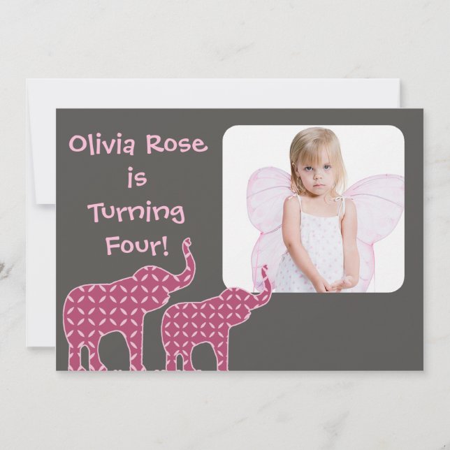 Invitation du parti Anniversaire de enfant de form (Devant)