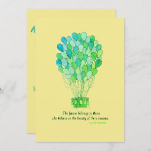 Invitation du parti Balloon Dreams