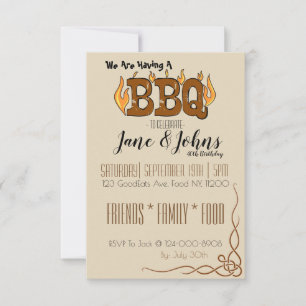 Invitation du parti BBQ
