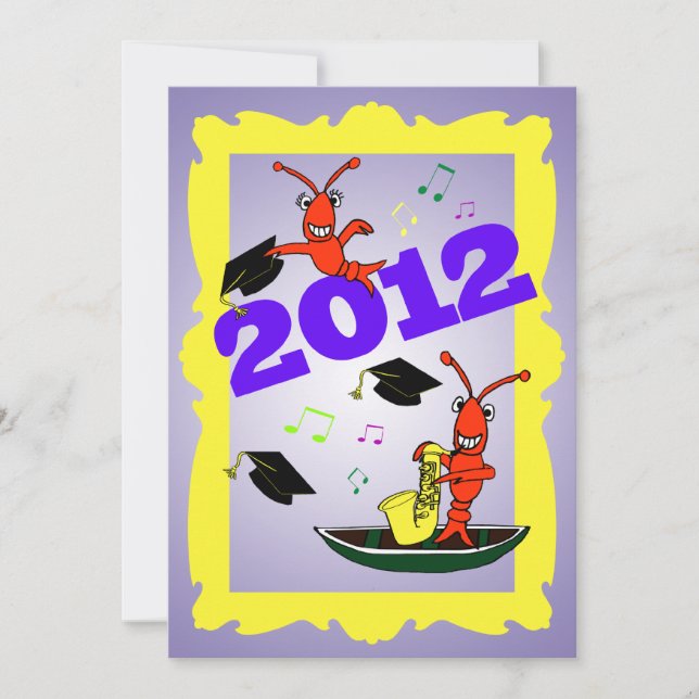 Invitation du Parti Cajun pour la graduation théma (Devant)