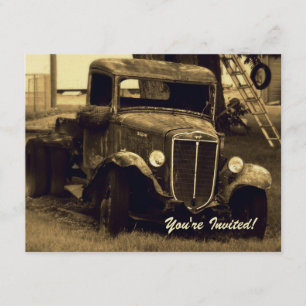 Invitation du Parti de la retraite - Camion de fer