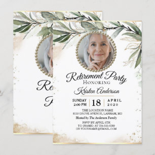 Invitation du parti de retraite Eucalyptus