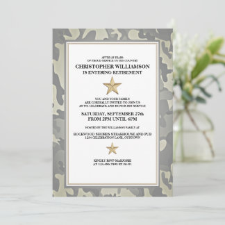 Invitation du Parti de retraite militaire