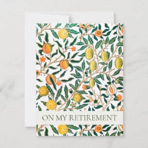 INVITATION DU PARTI DE RETRAITE WILLIAM MORRIS
