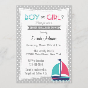 Invitation du parti de révélation de sexe masculin