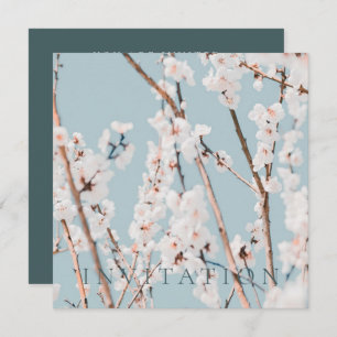 INVITATION DU PARTI D'ENGAGEMENT : BLOSSOM PLUM 