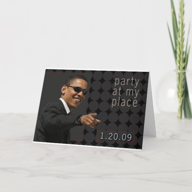 Invitation du parti d'investiture Obama (Devant)