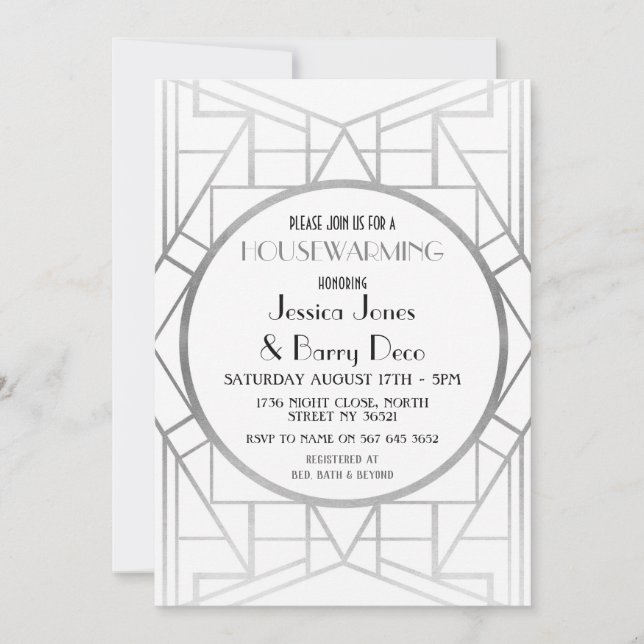 Invitation du Parti du réchauffement de la maison  (Devant)