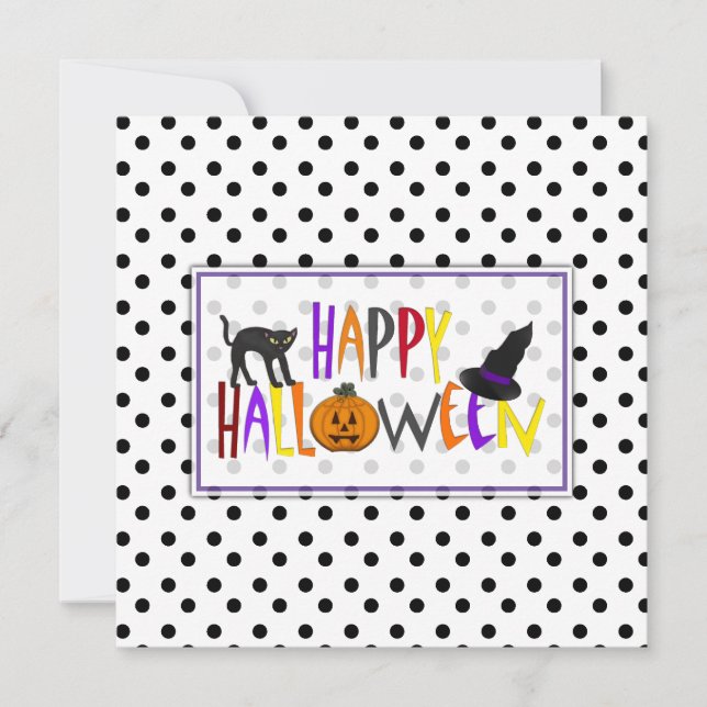 Invitation du parti Halloween (Devant)