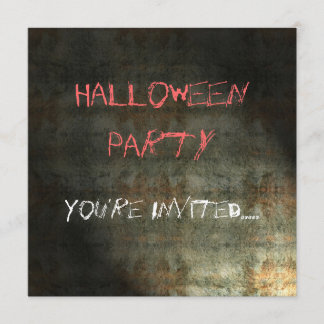 Invitation du parti Halloween