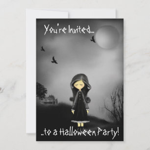 Invitation du parti Halloween