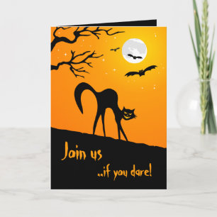 Invitation du parti Halloween