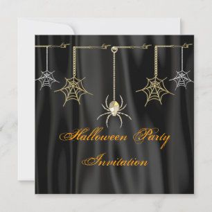 Invitation du parti Halloween