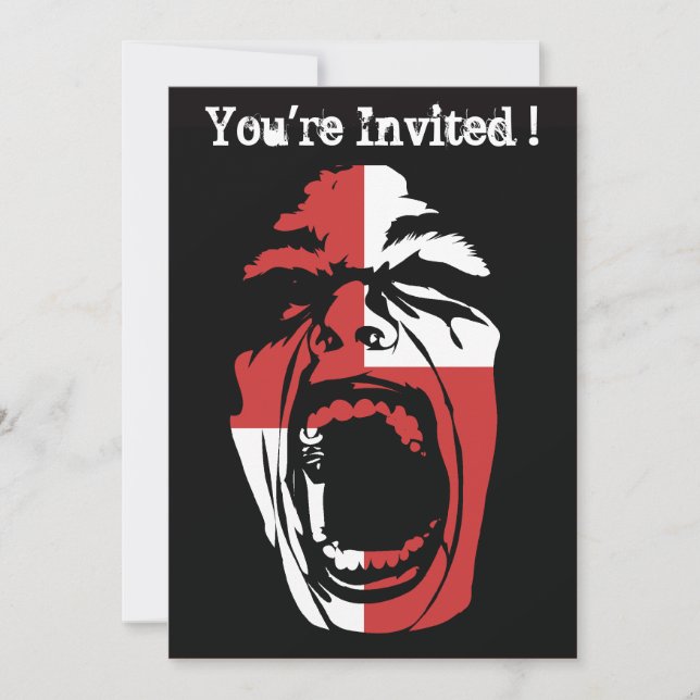 Invitation du parti Halloween (Devant)