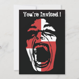 Invitation du parti Halloween