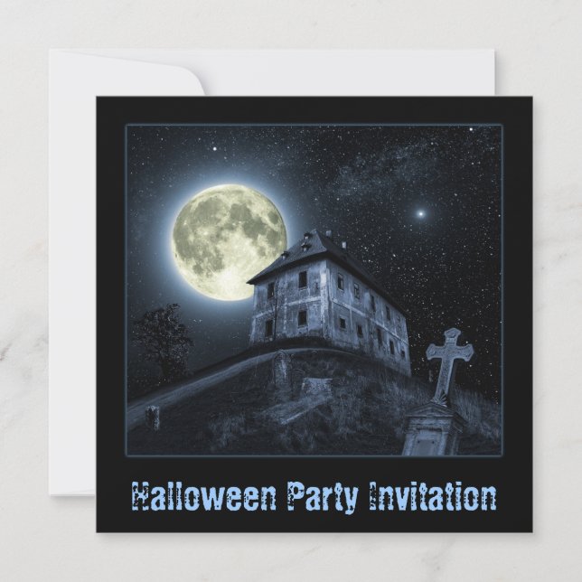 Invitation du parti Halloween (Devant)