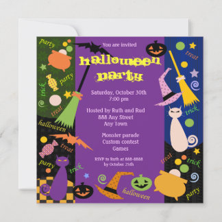 Invitation du parti Halloween 0001