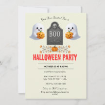 Invitation du parti Halloween du bureau éffrayant