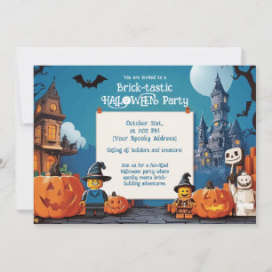 Invitation du parti HALLOWEEN en brique